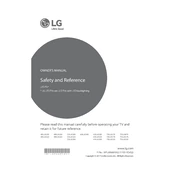 LG 55UJ6540 TV manual cover