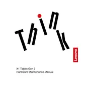 Lenovo ThinkPad X1 Gen 3 Tablet manual cover