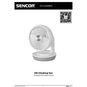 Sencor SFE 2340WH Fan manual cover