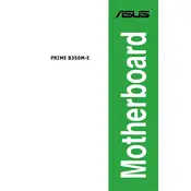 ASUS PRIME B350M-E Motherboard manual cover