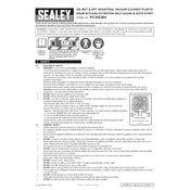 Sealey PC35230V Vacuum manual cover