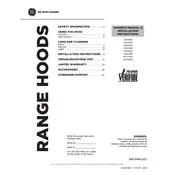 GE JVX3240 JVX5305EJES Hood