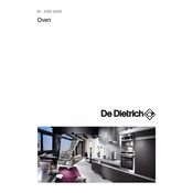 De Dietrich DOE708XJ Oven manual cover