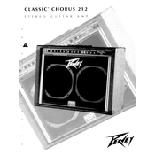 Peavey Classic Chorus 212 Amplifier manual cover