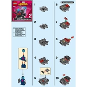 LEGO Guardians of the Galaxy 76090-2 Construction Set manual cover