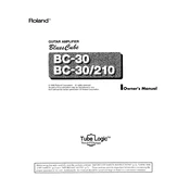 Roland BC-30 120 manual cover