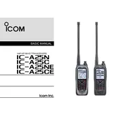 Icom IC-A25C Transceiver manual cover