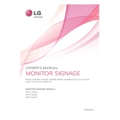 LG 42WT30MS 42WT30MS-B.AUS Signage manual cover