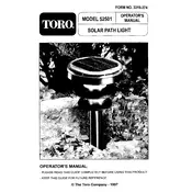 Toro Solar Path Light 52501 Light Kit manual cover