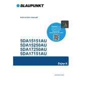 Blaupunkt 5DA17151AU manual cover