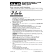 Sealey TA304 Analyser manual cover