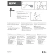 Shure CVL Microphone manual cover