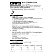 Sealey LED112PIR Floodlight manual cover