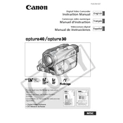 Canon Optura30 manual cover