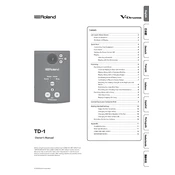 Roland TD-1 manual cover