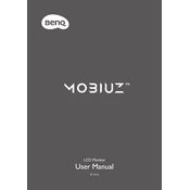 BenQ Mobiuz EX3210R manual cover