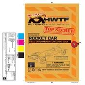 Hot Wheels Mattel Test Facility Rocket Car Science X4003 Toy manual cover