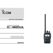 Icom IC-M85UL Transceiver manual cover