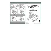 Hot Wheels Mattel Scorpion Takedown BGJ06 Toy manual cover