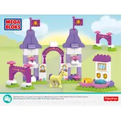 Mega Bloks Mattel My Pony Palace DWR77 Construction Set manual cover