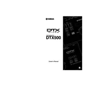 Yamaha DTX500 Drum Kit