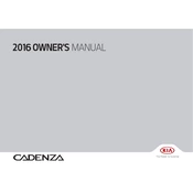 Kia Cadenza 2016 Sedan