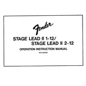 Fender Stage Lead II 1-12 Amplifier manual cover