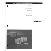 Bose Acoustimass 3 Series III manual cover