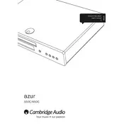 Cambridge Audio Azur 550C Player manual cover