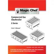 Magic Chef M16CB Charbroiler manual cover