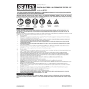 Sealey BT01 Tester manual cover