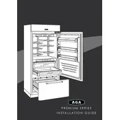 AGA Premium Series Refrigerator manual cover