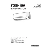 Toshiba RAS-07E2KVG-A Air Conditioner manual cover