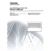 Toshiba BMS-SM1281ETLE Smart Manager manual cover