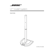 Bose L1 Model I System manual cover