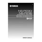 Yamaha NS-P230 Speaker manual cover