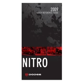 Dodge Nitro 2009 SUV manual cover