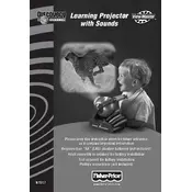 Fisher Price Mattel VM Discovery Learning Projector N1517 Toy manual cover