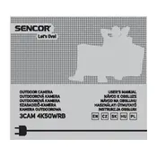 Sencor 3CAM 4K50WRB Camera manual cover