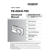 Olympus FE-220 manual cover