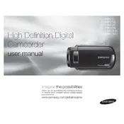 Samsung SC-HMX10 Camcorder manual cover