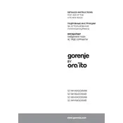 Gorenje WHI643ORAB Hood manual cover