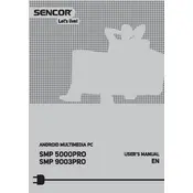 Sencor SMP 5000PRO Multimedia Player manual cover