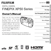 Fujifilm FinePix XP50 Camera manual cover