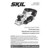 Skil PL5938-1A Planer manual cover