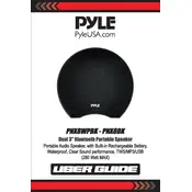 Pyle PNX8WPBK Speaker manual cover