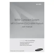 Samsung 1200W MX-F835 Home Theater System manual cover