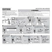 Craftsman CMXZDCG440 Keypad manual cover