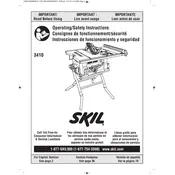 Skil 3410-02 Saw manual cover