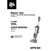 Dirt Devil Razor Upright UD70350B manual cover